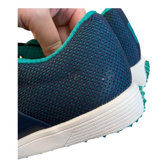 Adidas Adizero Track and Field Spikes Mens Size 11.5 Blue Top Strap Event Shoes - Picture 6 of 8